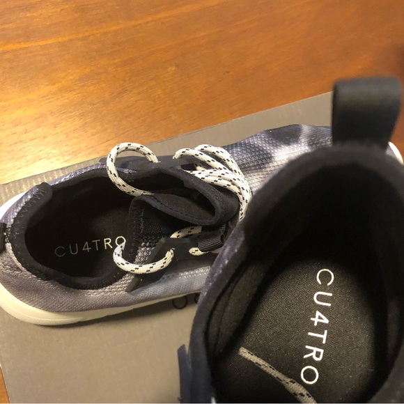 Cu4tro Bolt: Black Marble Knit Men’s athletic shoe w/ box - Picture 9 of 11